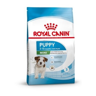 Royal Canin Mini Puppy Корм сухой полнорационный для щенков мелких пород (вес взрослой собаки до 10 кг) в возрасте до 10 месяцев