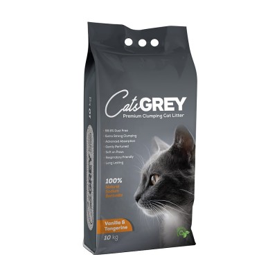 Cat's Grey Vanilla&Tangerine наполнитель для кошачьего туалета с ароматом ванили и танжерина