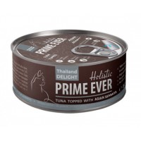 Prime Ever 7B Тунец с азиатским сибасом в желе влажный корм для кошеквсех возрастов, 80 гр