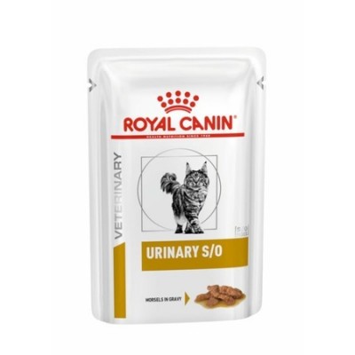Royal Canin Urinary S/O Корм диетический для кошек при мочекаменной болезни, соус, 85г
