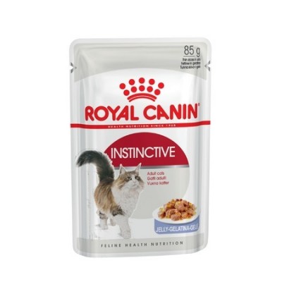 Royal Canin Instinctive Корм консервированный для взрослых кошек, желе, 85г