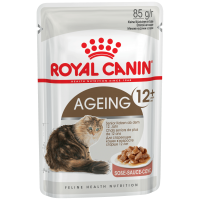 Royal Canin Ageing 12+ Корм консервированный для стареющих кошек от 12 лет (мелкие кусочки в соусе), 85г