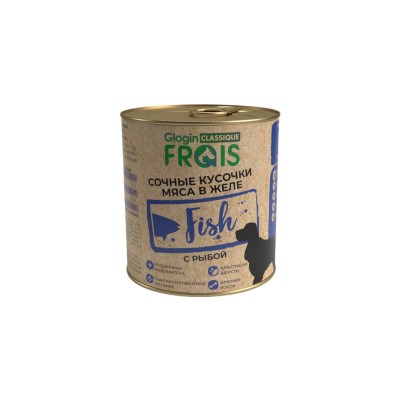 Frais Classique Dog Консервы для собак сочные кусочки мяса с рыбой в желе, 850 ГР