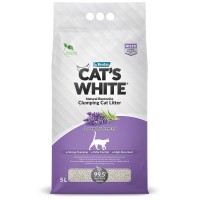 Cat's White Lavender Наполнитель комкующийся с нежным ароматом лаванды для кошачьего туалета