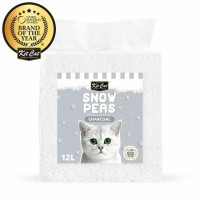 Kit Cat Snow Peas наполнитель для туалета кошки биоразлагаемый на основе горохового шрота с акивированным углем