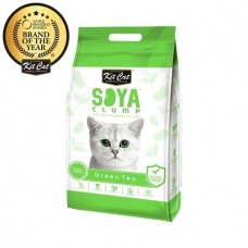 Kit Cat SoyaClump Soybean Litter Green Tea соевый биоразлагаемый комкующийся наполнитель с ароматом зеленого чая