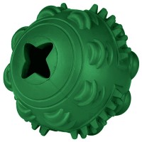 Mr.Kranch Игрушка для собак Мяч 8 см зеленый с ароматом курицы