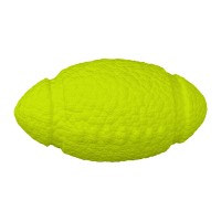 Mr.Kranch Игрушка для собак Мяч-регби 14 см неоновая желтая