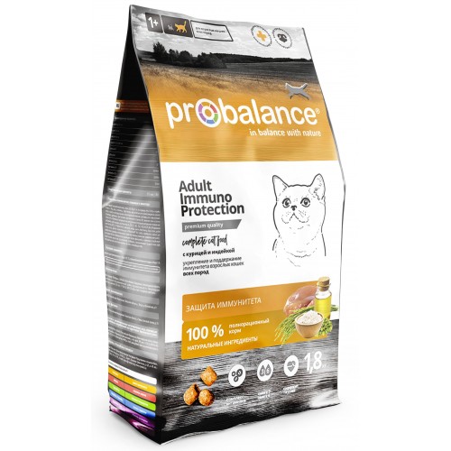 ProBalance Immuno Protection Корм сухой для кошек, курица/индейка