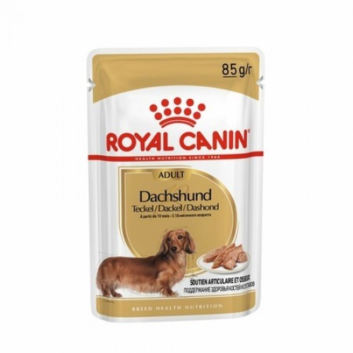 Royal Canin Dashshund Adult Корм для взрослых собак породы Такса старше 10 месяцев в паштете, 85 г