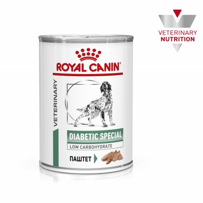 Royal Canin Diabetic Special Low Carbohydrate Корм консервированный для взрослых собак при сахарном диабете, 0,4 кг