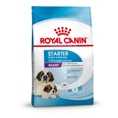 Royal Canin Giant Starter Корм для щенков очень крупных размеров до 2-х месяцев, беременных и кормящих сук
