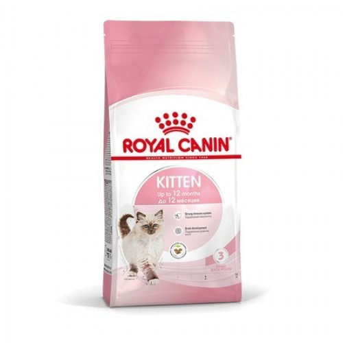 Royal Canin Kitten Корм сухой сбалансированный для котят в период второй фазы роста до 12 месяцев
