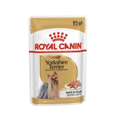 Royal Canin Yorkshire Terrier Adult Корм для взрослых собак породы Йоркширский Терьер от 10 месяцев в паштете, 85г