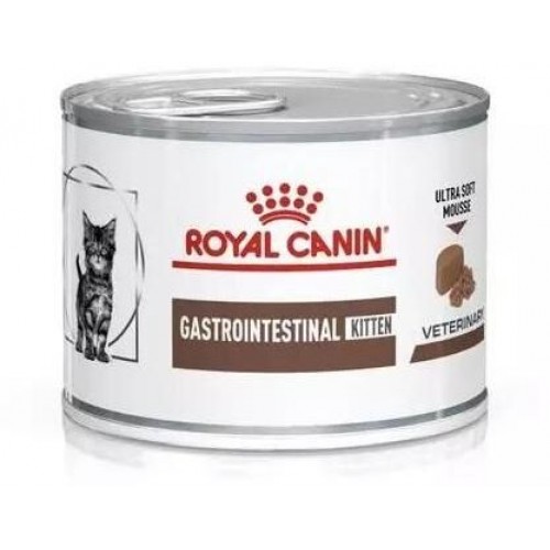 Royal Canin Gastrointestinal Kitten Корм полнорационный диетический для котят при нарушениях пищеварения, мусс, 195 г