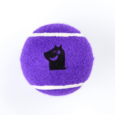 Mr.Kranch Игрушка для собак Теннисный мяч большой 10 см фиолетовый