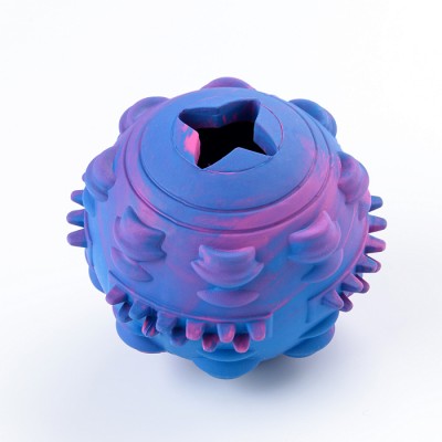 Mr.Kranch Игрушка для собак Мяч 8 см разноцветная не ароматизированная