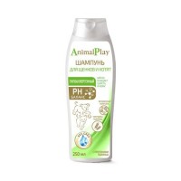 Animal Play-Шампунь гипоаллергенный с протеинами пшеницы и витаминами для щенков и котят 250мл