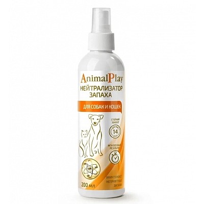 Animal Play-Спрей зоогигиенический «Нейтрализатор запаха» для собак и кошек 200мл