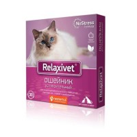 Relaxivet Ошейник успокоительный для кошек и мелких собак, 40см