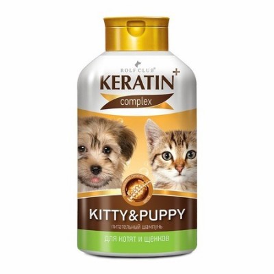 RolfClub KERATIN+ Шампунь Kitty&Puppy для котят и щенков 400мл