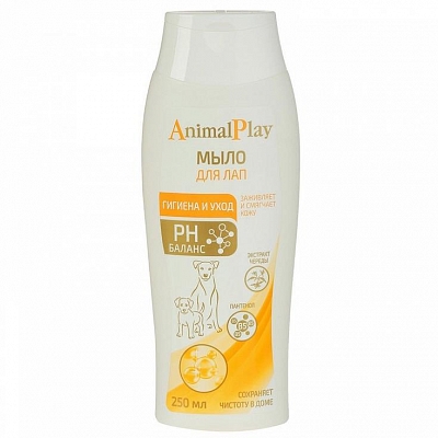 Animal Play-Мыло жидкое для лап с D-пантенолом и экстрактом череды 250мл