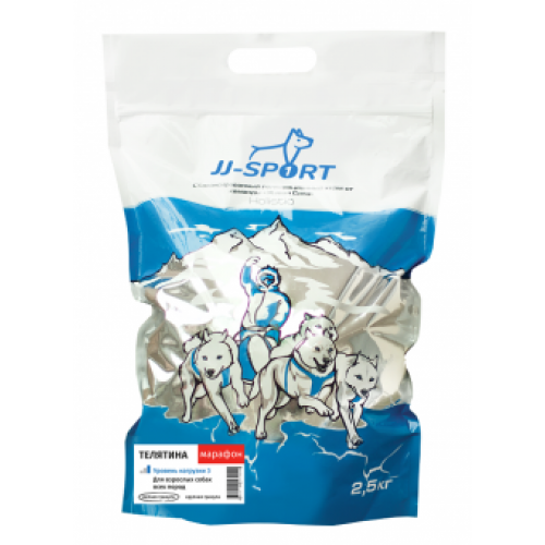 JJ-SPORT Сухой корм для взрослых собак Марафон, мелкая гранула