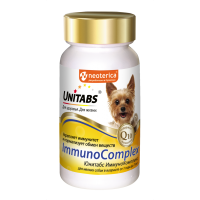 Unitabs ImmunoComplex Витамины с Q10 для мелких собак, 100таб