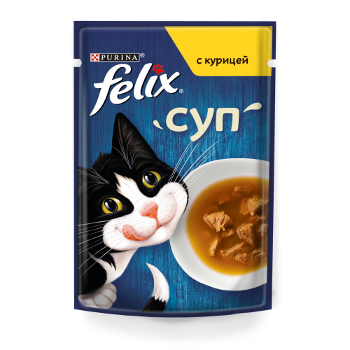 Felix Суп, с курицей, пауч, 48 гр