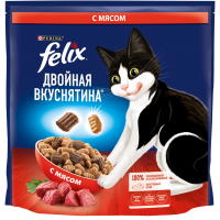 Felix Двойная Вкуснятина, с мясом