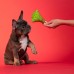 Mr.Kranch Игрушка для собак мелких и средних пород Елочка с канатом и пищалкой 26х12х4 см, зеленая