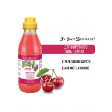 ISB Fruit of the Grommer Black Cherry Шампунь для короткой шерсти с протеинами шелка 500 мл