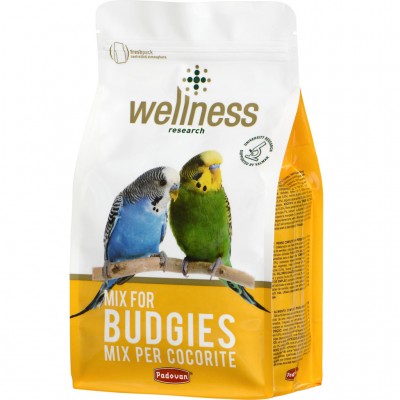 Padovan Wellness mix for budgies корм полнорационный для волнистых попугаев 1 кг
