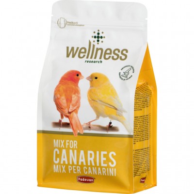 Padovan Wellness mix for canaries корм полнорационный для канареек 1 кг