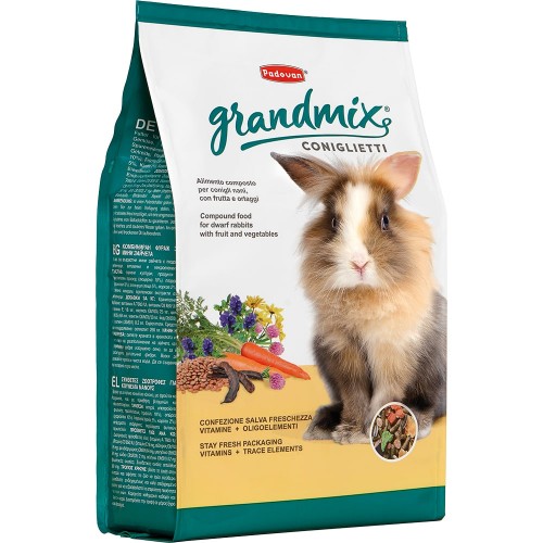 Padovan Grandmix Coniglietti корм комплексный для кроликов 20 кг