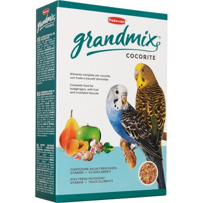 Padovan Grandmix Cocorite корм комплексный для волнистых попугаев 1 кг