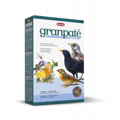 Padovan Granpatee Insectes корм комплексный с насекомыми для насекомоядных птиц 1 кг