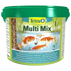 Tetra Pond MultiMix корм для пруд.рыб (гранулы, хлопья, таблетки, гаммарус) 10 л