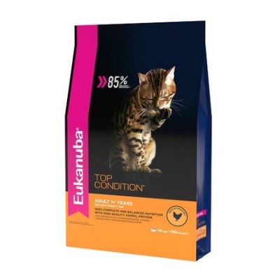 Eukanuba Adult Top Condition сбалансированный сухой корм для кошек
