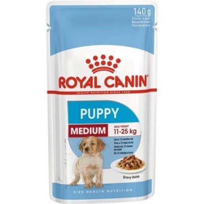 Royal Canin Medium Puppy Корм консервированный для щенков средних размеров до 12 месяцев, 140г